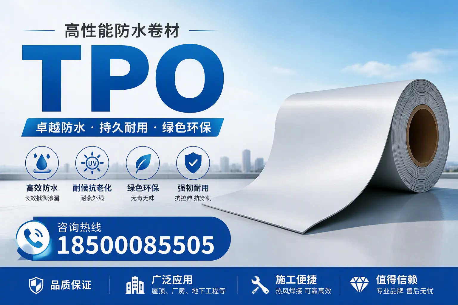 TPO材料的环保特性及其在北京的应用